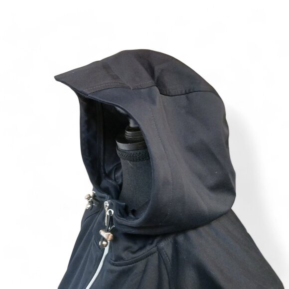 Sunice Black Womens  Softshell Sport Protek Hooded Long Jacket Car Coat Size M - Picture 6 of 16